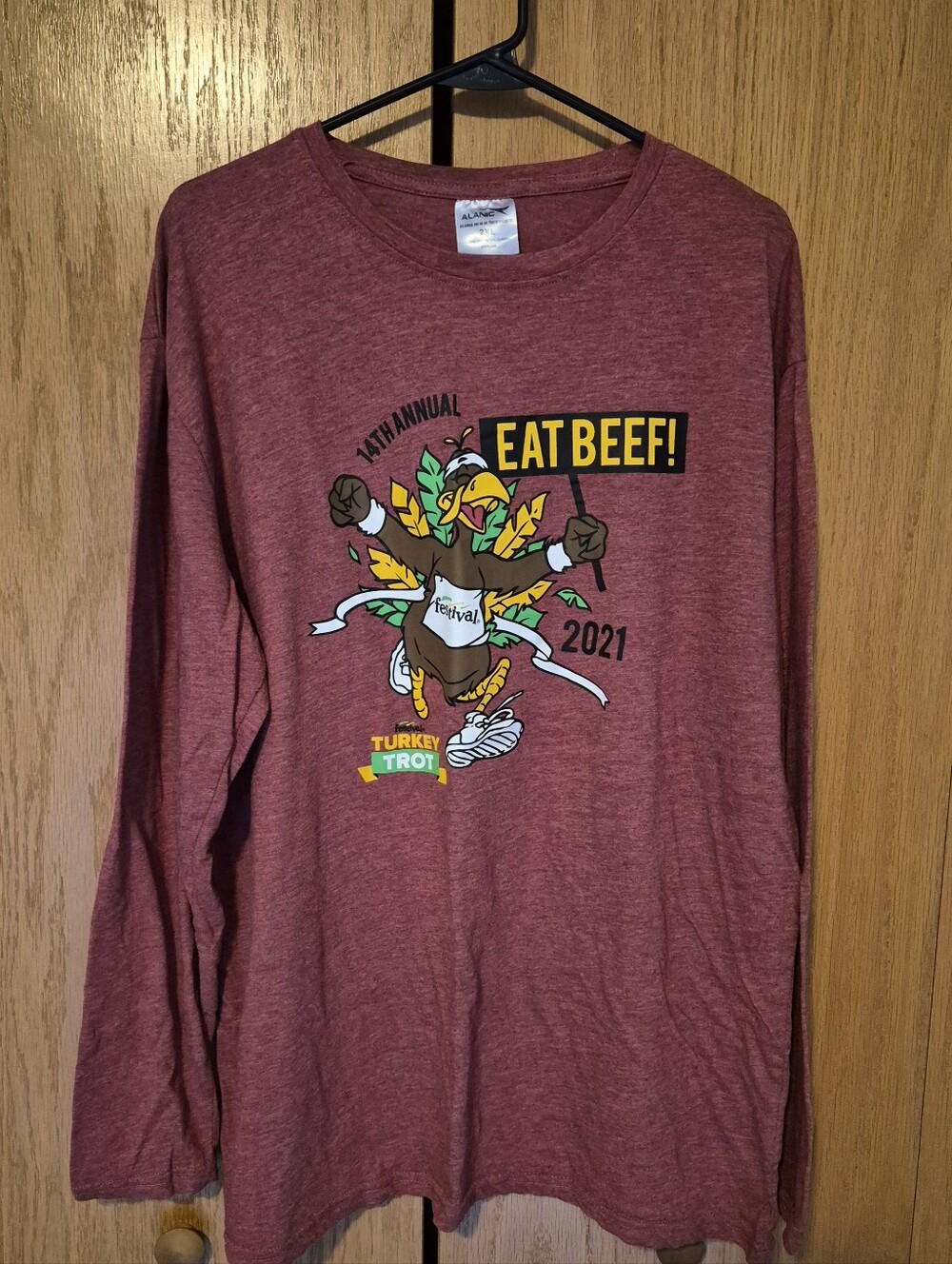 Turkey Trot Long Sleeve T-Shirt - 2XL